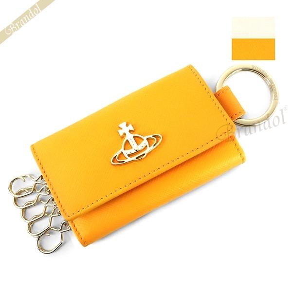 送料込 ヴィヴィアンウエストウッド Vivienne Westwood レディース キーケース レザー オーブ イエロー Pimlico E403 New限定品 Kuljic Com