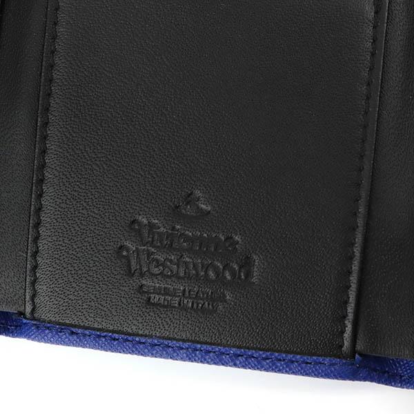 ヴィヴィアンウエストウッド 三つ折り財布 Vivienne Westwood 財布 レディース オーブ ブルー 52010013 SAFF K405 BLUE｜brandol｜07