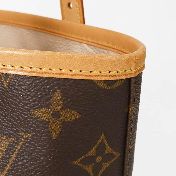 LOUIS VUITTON 中古 ルイヴィトン プチ・バケット モノグラム LOUIS VUITTON 中古 ルイヴィトン プチ・バケット モノグラム