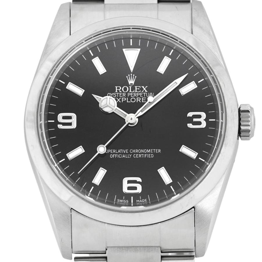 ROLEX ロレックス エクスプローラーⅠ 14270 ブラック文字盤 自動巻き ROLEX（ロレックス） エクスプローラー1 14270 自動巻き ブラック文字