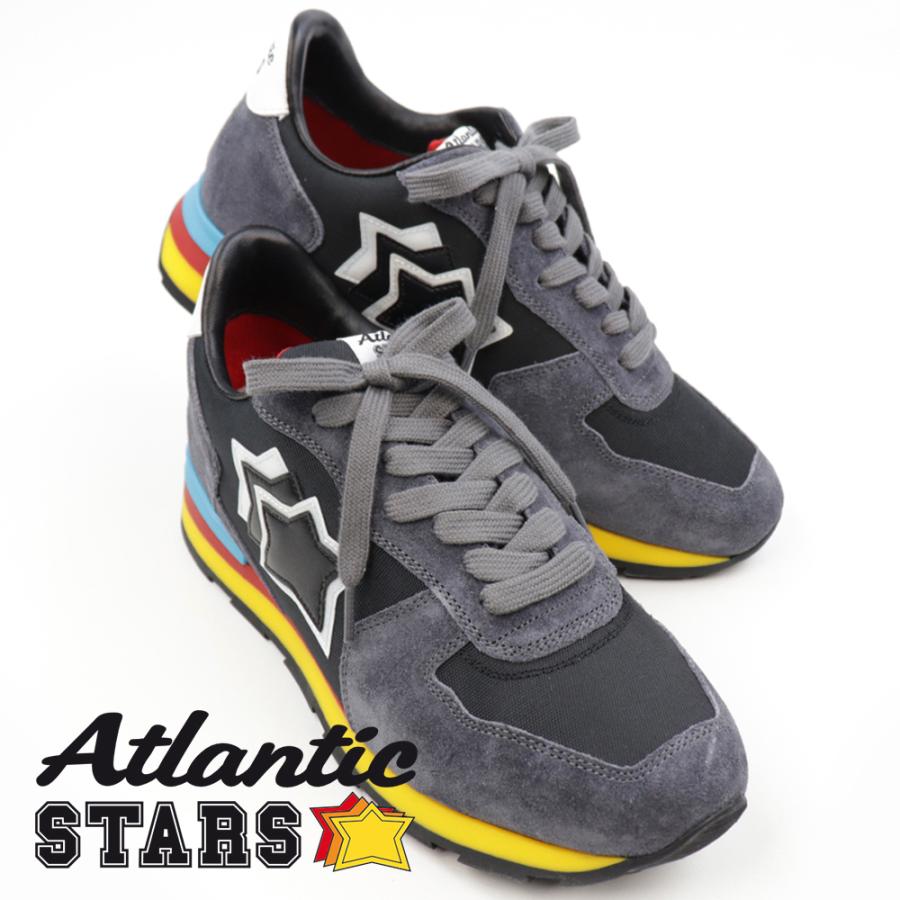 アトランティックスターズ Atlantic STARS スニーカー アンタレス BLACK ブラック グレー メンズ 靴 レディース スター 星柄  AB-89C : atlantic-0001-ab89c : ブランドパークス Yahoo!店 - 通販 - Yahoo!ショッピング