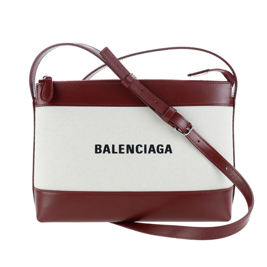 バレンシアガ バッグ ショルダー BALENCIAGA NAVY CROSSBODY BAG 639497 2HH2N 9265 ネイビークロスボディ ベージュ ダークレッド｜brandparks｜07