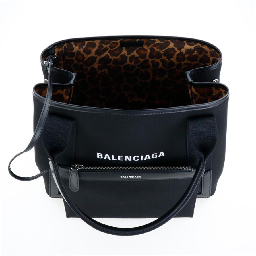 バレンシアガ バッグ BALENCIAGA トートバッグ 339933 2AAME 1092 BLACK / LEOPARD ブラック レオパード NAVY CABAS S ポーチ ネイビーカバス｜brandparks｜03