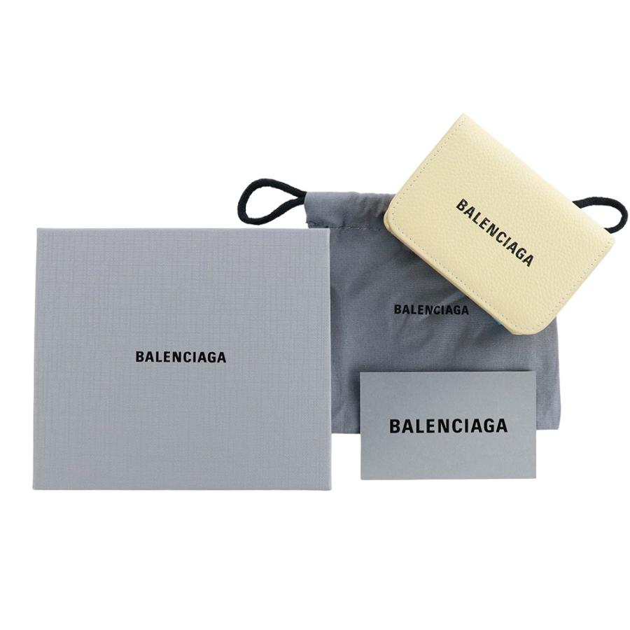 BALENCIAGA バレンシアガ 財布 三つ折り バターイエロー 593813 BALENCIAGA バレンシアガ 財布 三つ折り バターイエロー 593813
