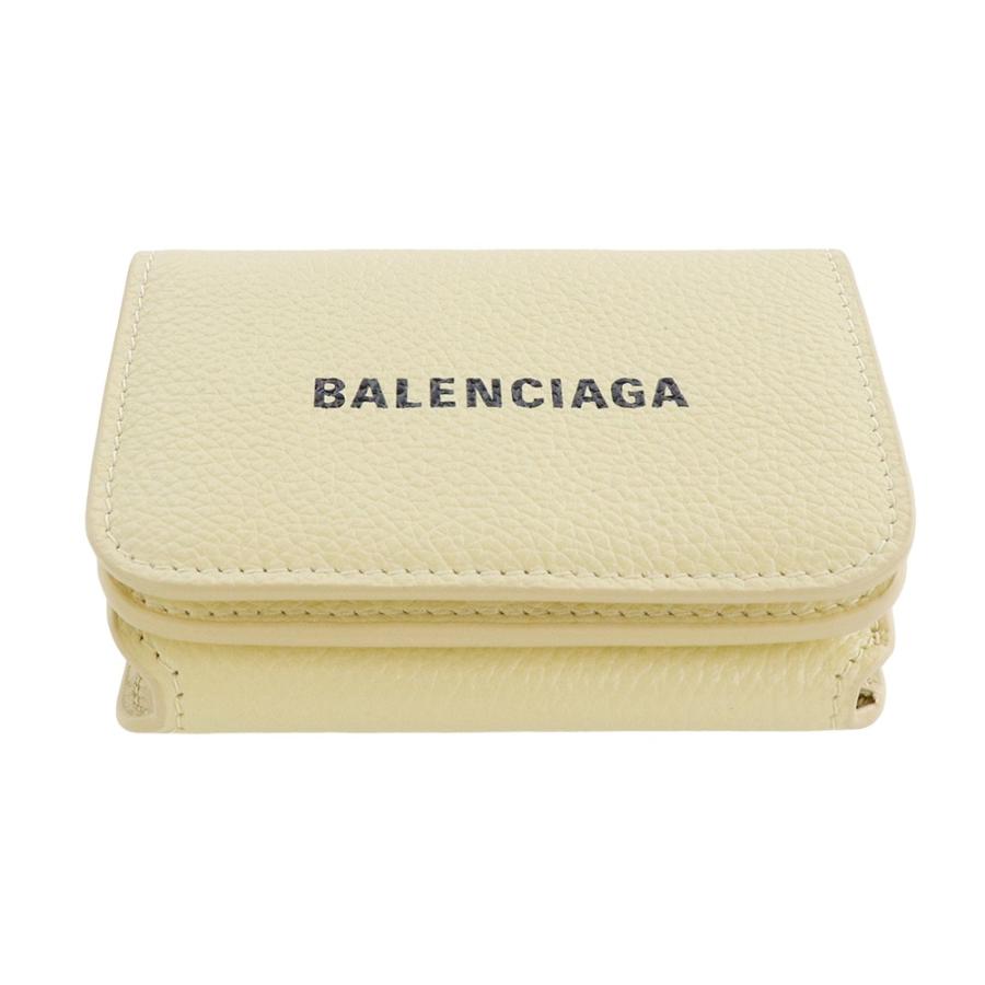 BALENCIAGA バレンシアガ 財布 三つ折り バターイエロー 593813 BALENCIAGA バレンシアガ 財布 三つ折り バターイエロー 593813