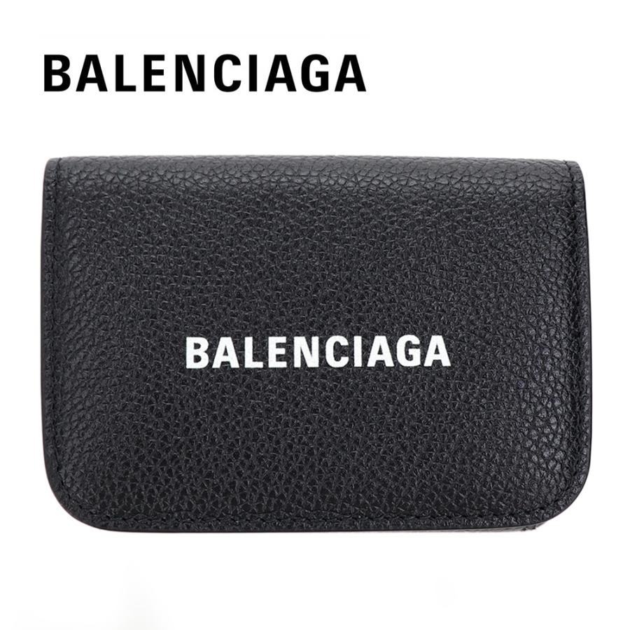 バレンシアガ 財布 三つ折り BALENCIAGA ブラック 593813 1IZIM 1090 