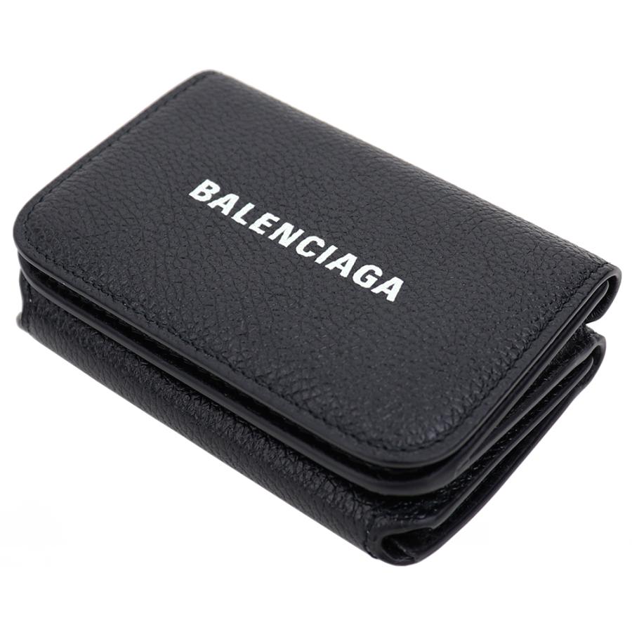 バレンシアガ 財布 三つ折り BALENCIAGA ブラック レディース メンズ 