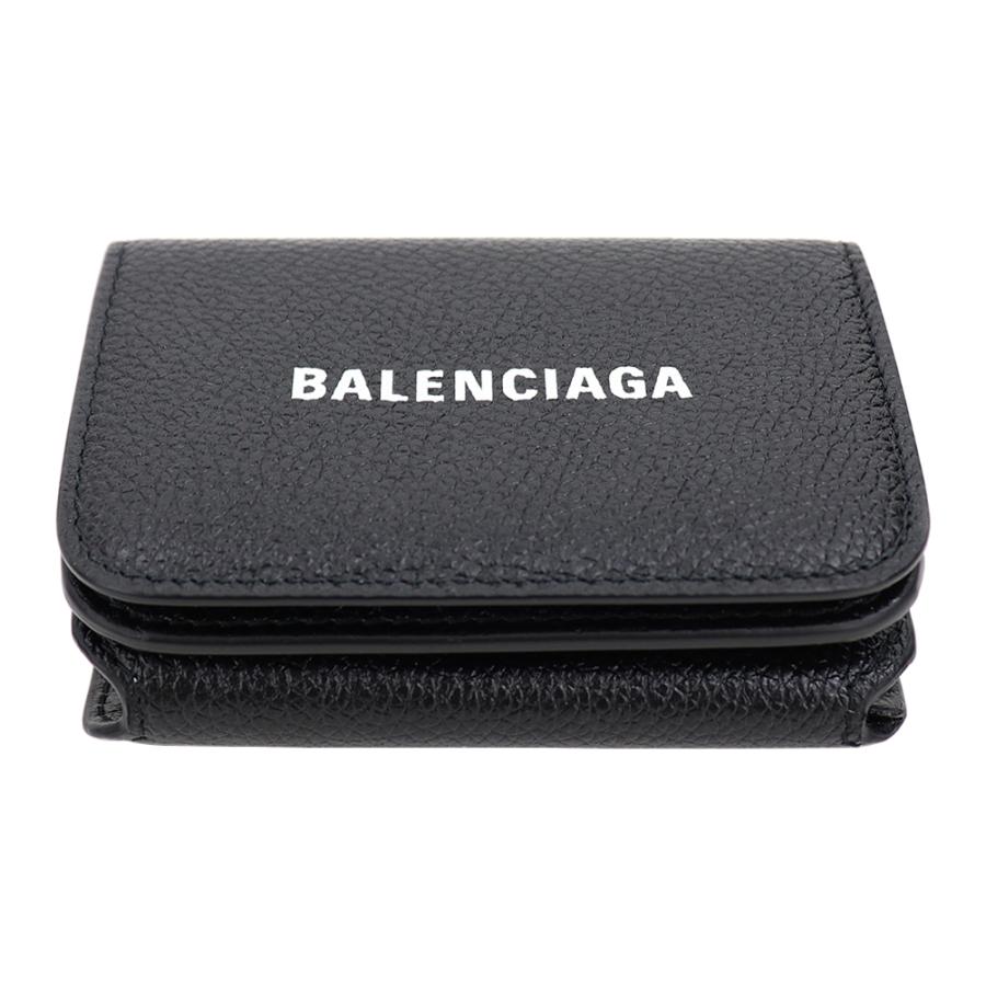 BALENCIAGA バレンシアガ 財布 三つ折り ブラック 593813 1IZIM BALENCIAGA バレンシアガ 財布 三つ折り ブラック 593813 1IZIM