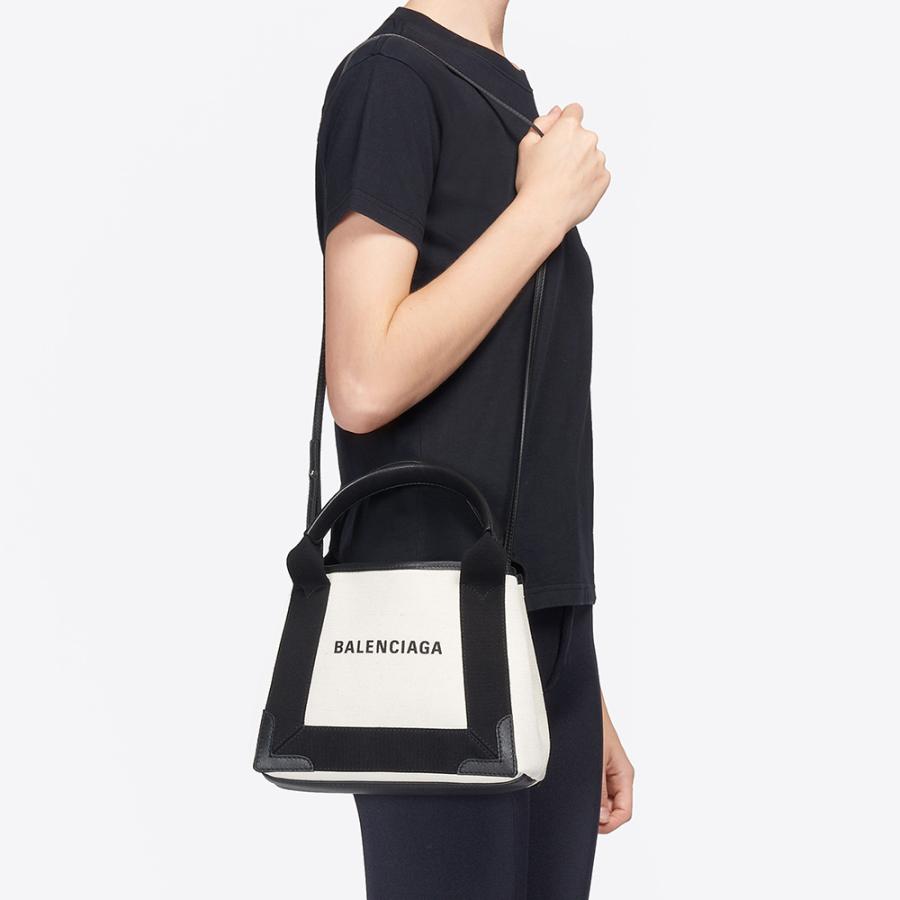 バレンシアガ バッグ ショルダー トート BALENCIAGA ネイビーカバス XS