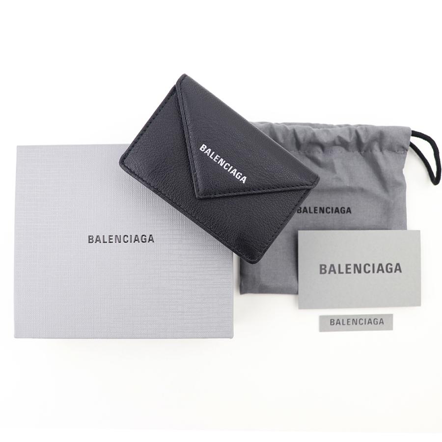 BALENCIAGA バレンシアガ 財布 三つ折り ミニ財布 ブラック BALENCIAGA バレンシアガ 財布 三つ折り ミニ財布 ブラック