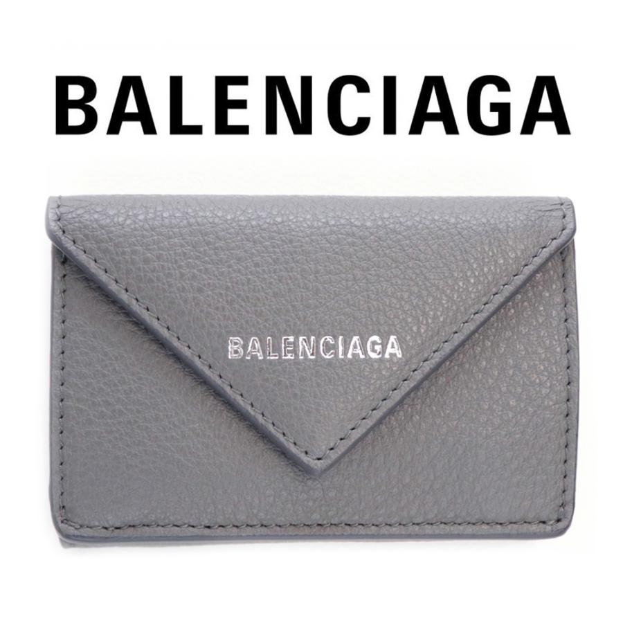 バレンシアガ 財布 三つ折り BALENCIAGA ミニ財布 グレー 灰色 コンパクト スマートウォレット キャッシュレス レザー ペーパーウォレット  391446 :balenciaga-0036-graf:ブランドパークス Yahoo!店 - 通販 - Yahoo!ショッピング