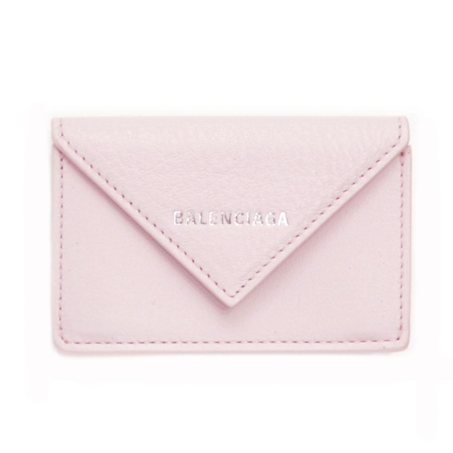BALENCIAGA バレンシアガ 財布 三つ折り ミニ財布 ライトローズ BALENCIAGA バレンシアガ 財布 三つ折り ミニ財布 ライトローズ