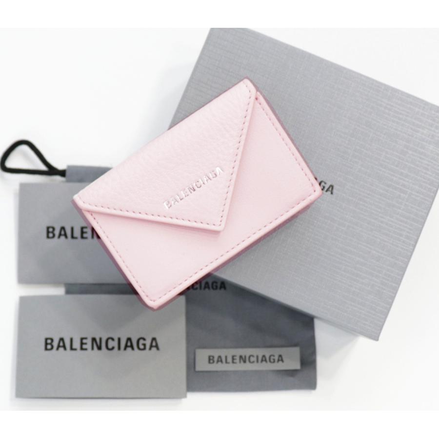 BALENCIAGA バレンシアガ 財布 三つ折り ミニ財布 ライトローズ BALENCIAGA バレンシアガ 財布 三つ折り ミニ財布 ライトローズ
