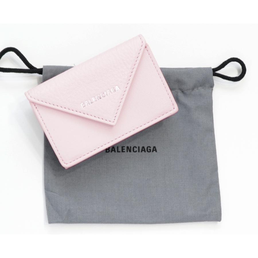 BALENCIAGA バレンシアガ 財布 三つ折り ミニ財布 ライトローズ BALENCIAGA バレンシアガ 財布 三つ折り ミニ財布 ライトローズ