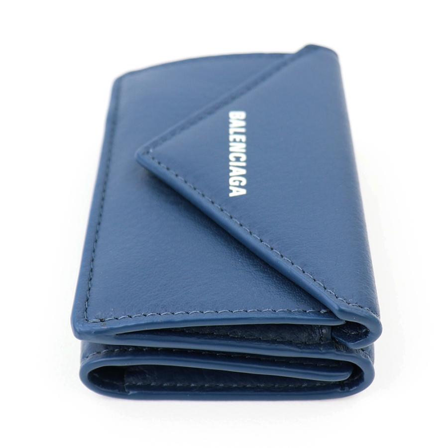 BALENCIAGA バレンシアガ 財布 三つ折り ミニ財布 ペトロブルー BALENCIAGA バレンシアガ 財布 三つ折り ミニ財布 ペトロブルー