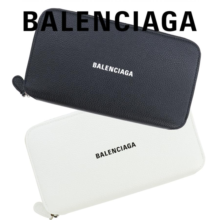 バレンシアガ 財布 長財布 BALENCIAGA ラウンドファスナー 小銭れ付き ブラック ホワイト 選べる2色 レザー じゃばら 大容量  594290 : balenciaga-0044 : ブランドパークス Yahoo!店 - 通販 - Yahoo!ショッピング