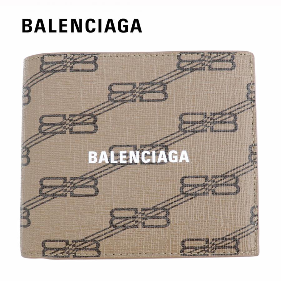 BALENCIAGA バレンシアガ 財布 二つ折り 小銭入れ付き レザー 本 BALENCIAGA バレンシアガ 財布 二つ折り 小銭入れ付き レザー 本
