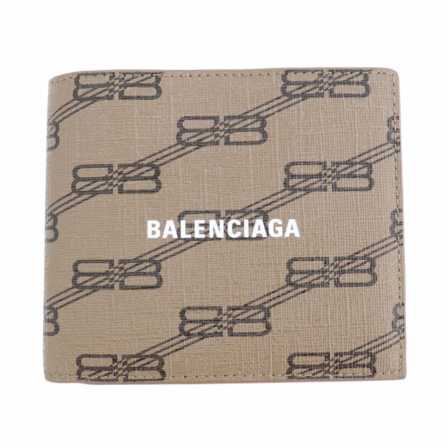 バレンシアガ 財布 BALENCIAGA 二つ折り 小銭入れ付き レザー 本革