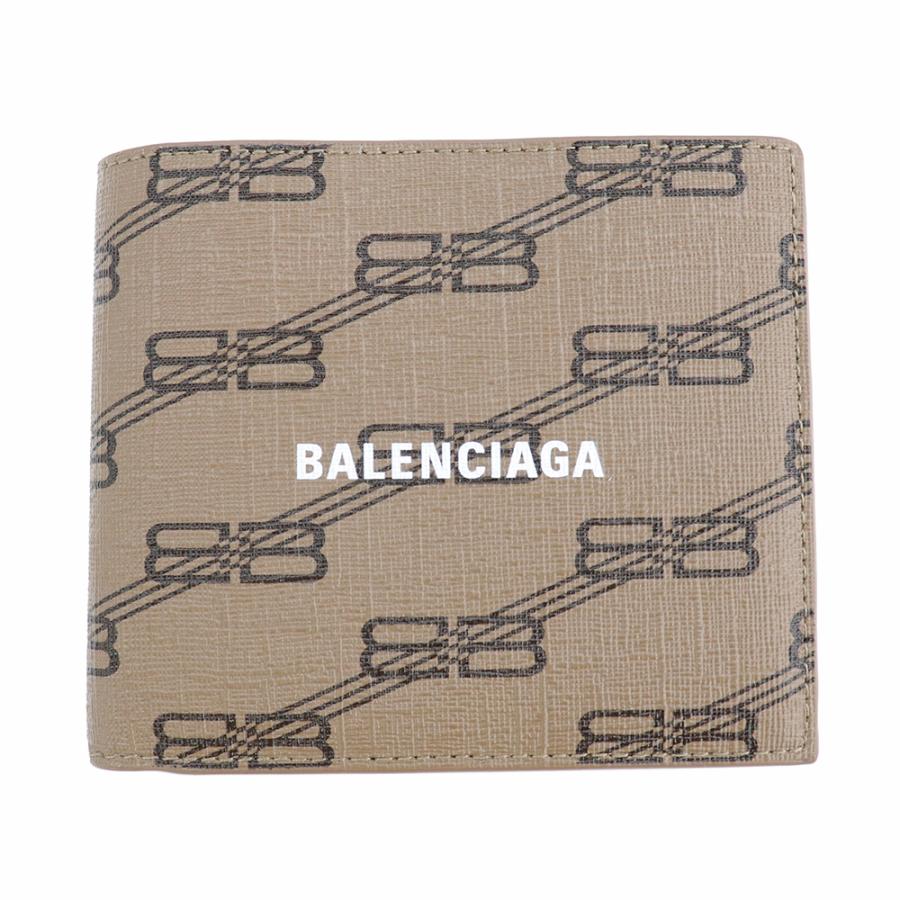 バレンシアガ 財布 BALENCIAGA 二つ折り 小銭入れ付き レザー 本革 