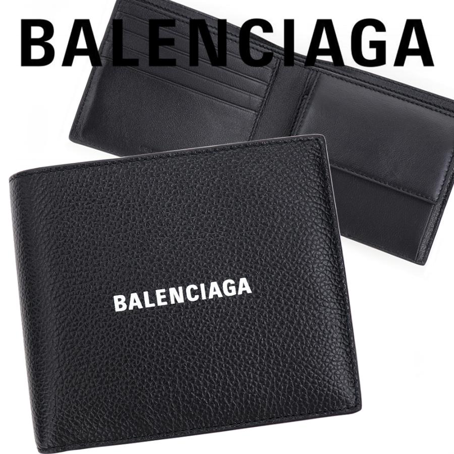 バレンシアガ 財布 二つ折り BALENCIAGA コンパクト ミニ財布 ブラック レザー 本革 スマートウォレット 小銭入れ付き コインケース  札入れ 594315 : balenciaga-0061-bk : ブランドパークス Yahoo!店 - 通販 - Yahoo!ショッピング