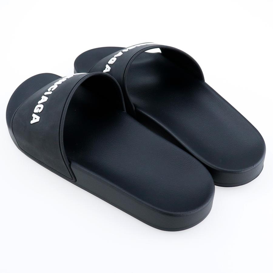 バレンシアガ サンダル BALENCIAGA シャワーサンダル POOL SLIDE BLACK 565826 W1S80 1006 ブラック｜brandparks｜06