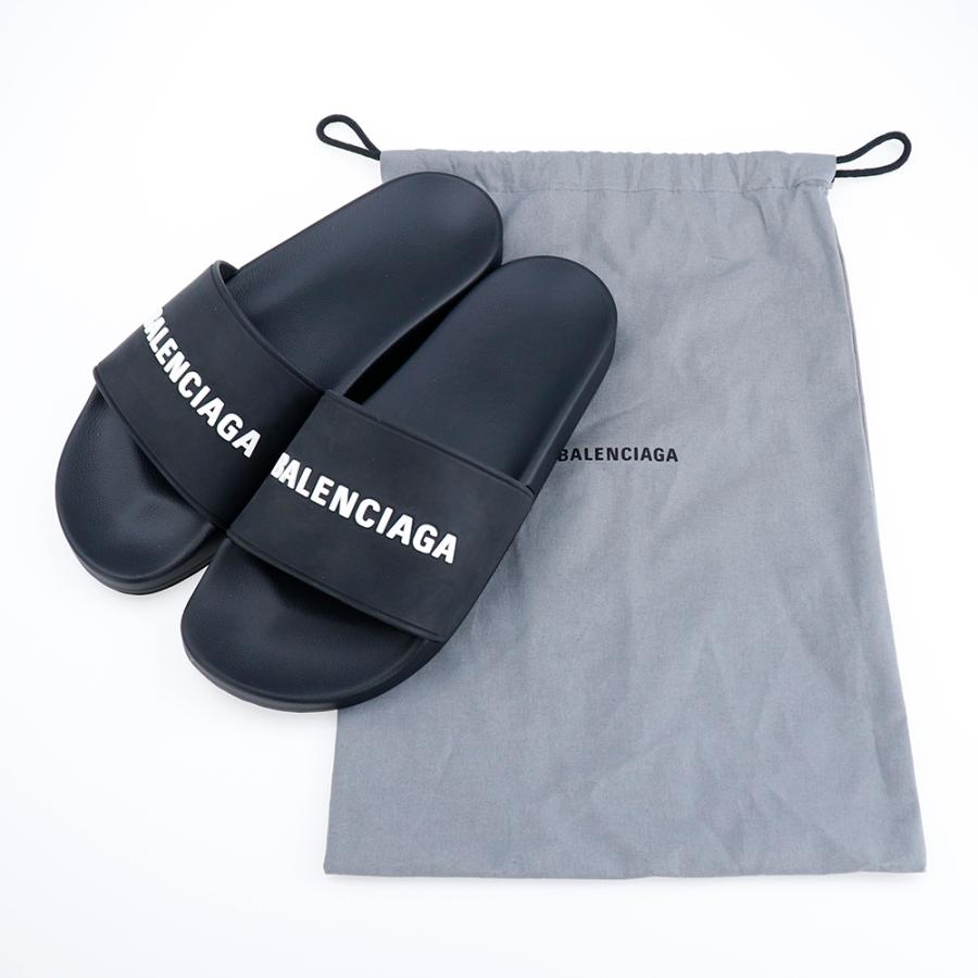 バレンシアガ サンダル BALENCIAGA シャワーサンダル POOL SLIDE BLACK 565826 W1S80 1006 ブラック｜brandparks｜08