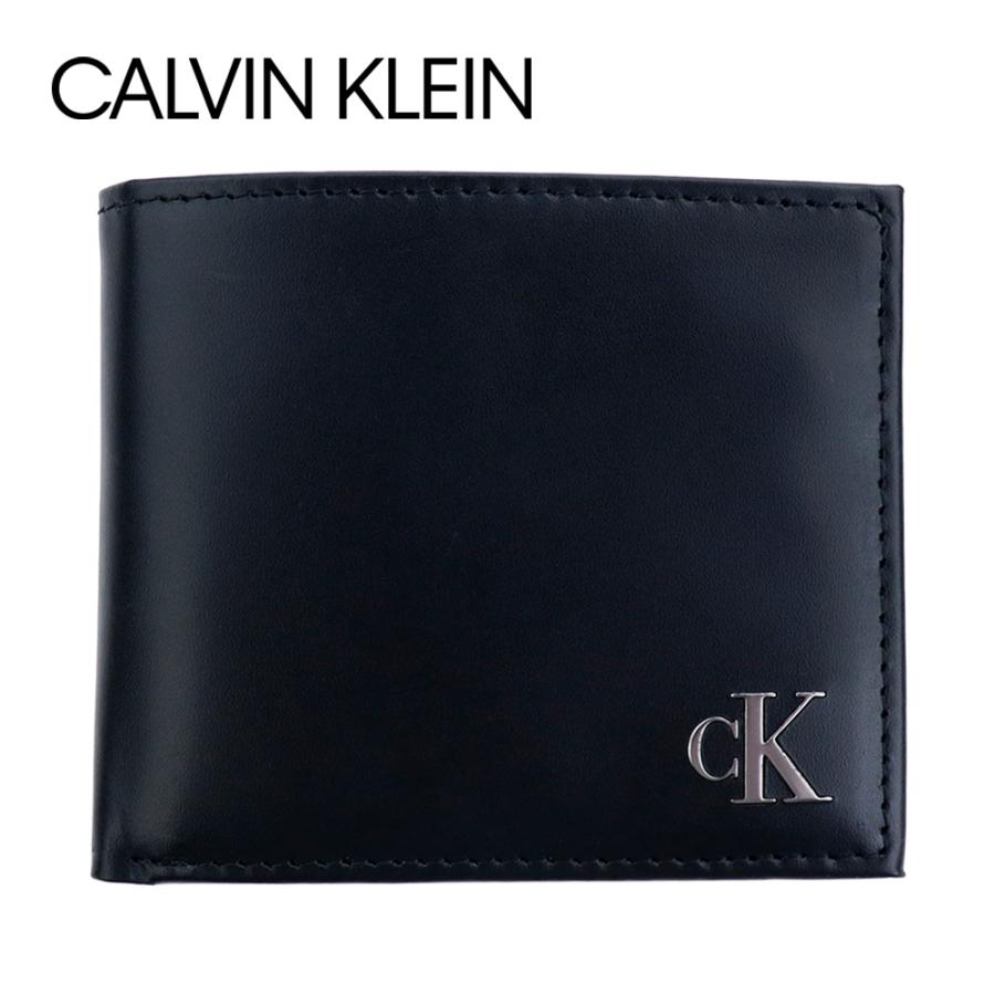 Calvin Klein カルバンクライン 財布 二つ折り ブラック Calvin Klein カルバンクライン 財布 二つ折り ブラック