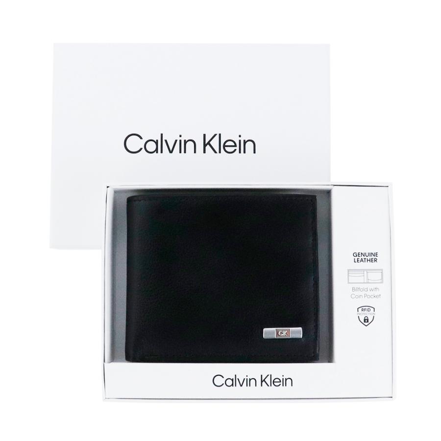 カルバンクライン 財布 二つ折り CK Calvin Klein ブラック レザー 本革 ロゴ 黒色 31CK130007 / 31CK130008 / 31CK130009 / 31CK130010 / 79463 / 79475｜brandparks｜16