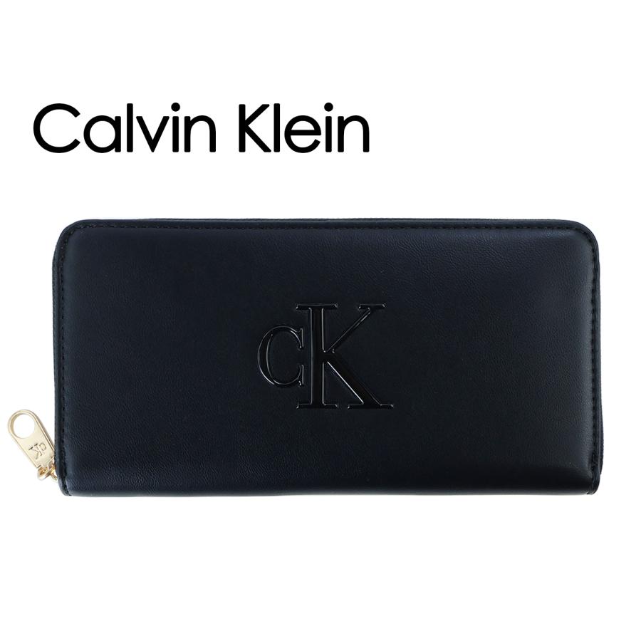 カルバンクライン 財布 長財布 ウォレット レディース ロゴ 黒 Calvin Klein（カルバン・クライン） 長財布 ギフトボックス付き 財布