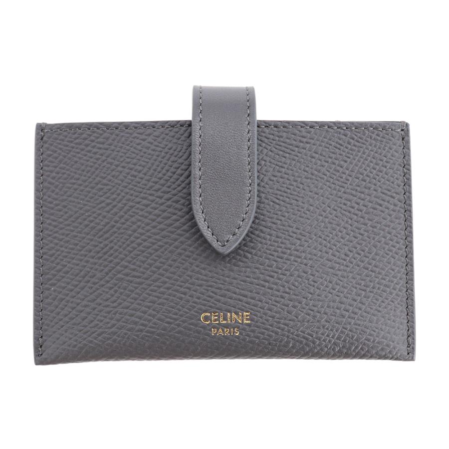 セリーヌ カードカース CELINE パスケース 名刺入れ 10B69 3BFP 10DC GREY グレー アコーディオン じゃばら レザー 本革｜brandparks｜02