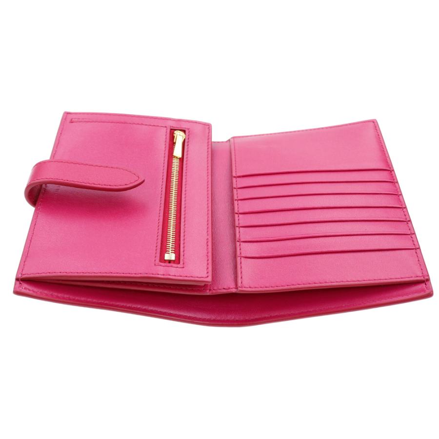 セリーヌ 財布 二つ折り CELINE ベルトフラップ ミディアム ストラップ ウォレット ESSENTIALS 10B64 3BFP 24PI PINK ピンク レザー 本革｜brandparks｜04