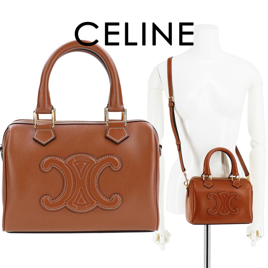 セリーヌ バッグ CELINE SMALL BOSTON TRIOMPHE 11377 3DU3 04LU タン
