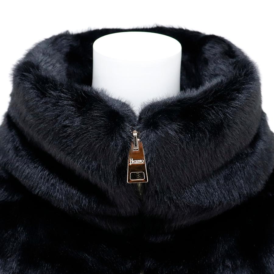 HERNO ヘルノ ダウンジャケット LADY FAUX FUR レディフェイク HERNO ヘルノ ダウンジャケット LADY FAUX FUR レディフェイク