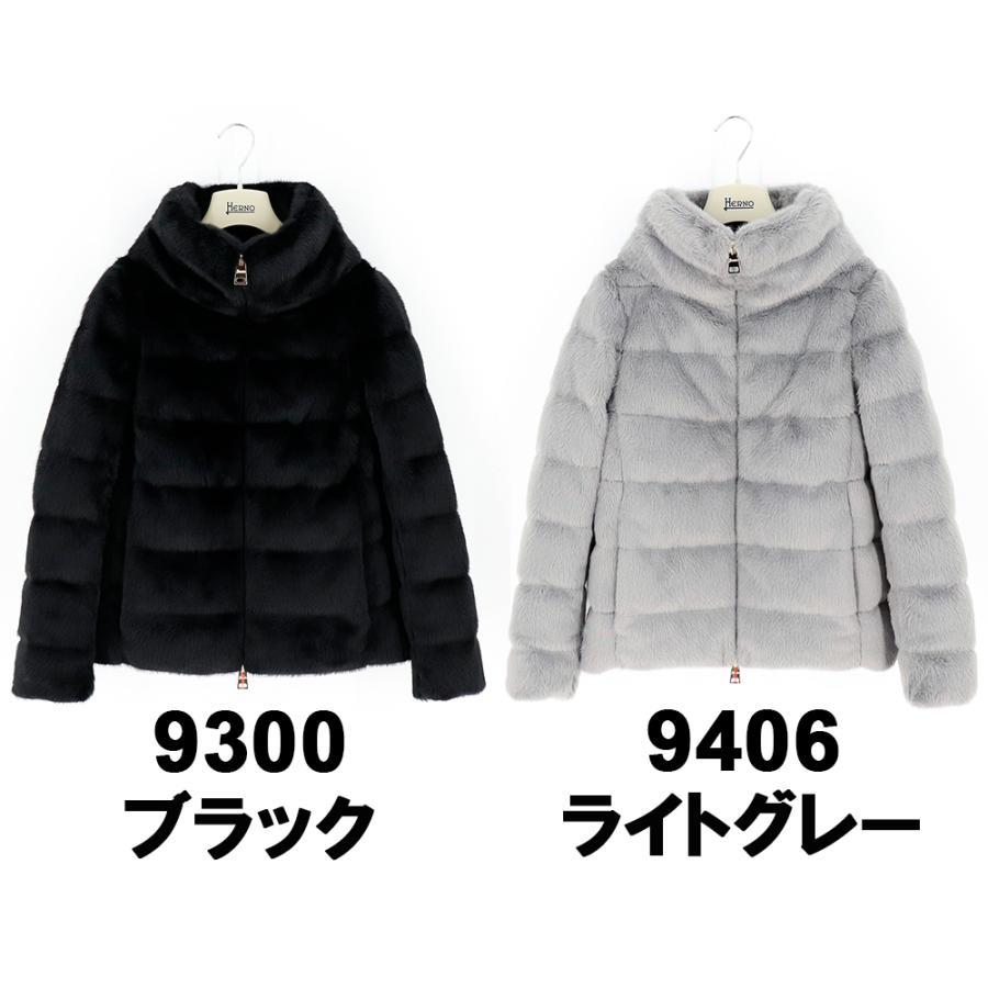 ヘルノ HERNO ダウンジャケット LADY CAPE レディ ケープ ファーコート 