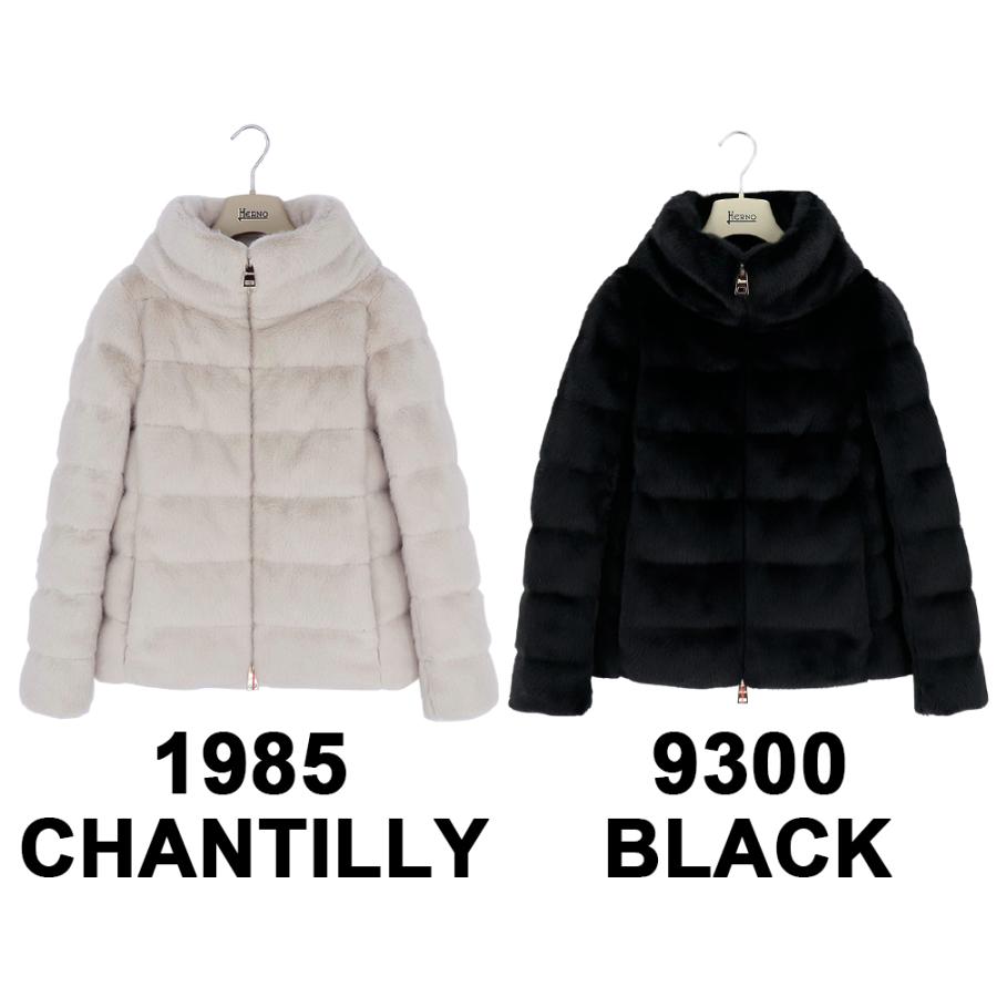 HERNO ヘルノ ダウンジャケット LADY FAUX FUR レディフェイク HERNO ヘルノ ダウンジャケット LADY FAUX FUR レディフェイク