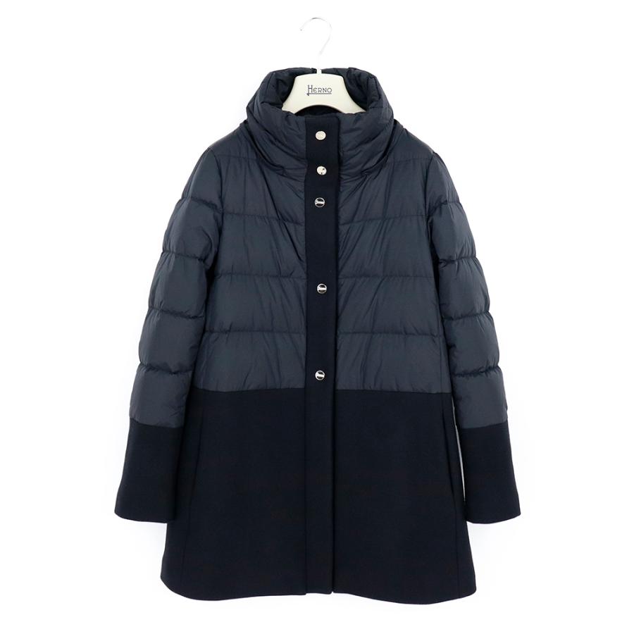 ヘルノ ダウンジャケット HERNO GLOBE グローブ PI001759D 33344 9300 NERO ブラック ネロ Aライン ...