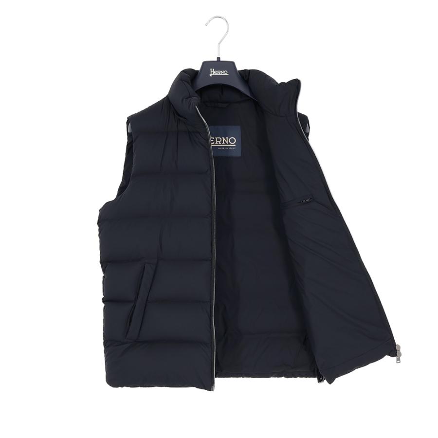 HERNO ヘルノ ダウンベスト フード グレージュ　42 ヘルノ / HERNO / 軽量 超マットナイロン ダウン ベスト / ダウン