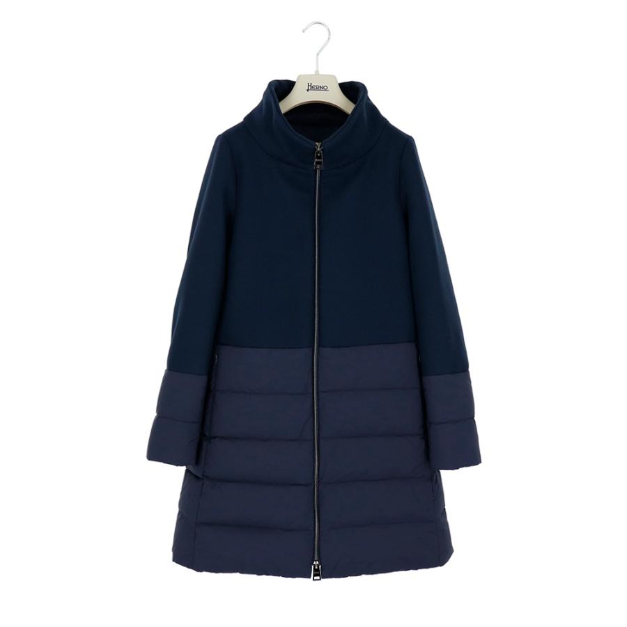 【極美品/L】HERNO ヘルノ 切替 ダウンジャケット ストレッチ ネイビー 楽天市場】HERNO ヘルノ 切替ダウンコート PI001760D 39601 レディース