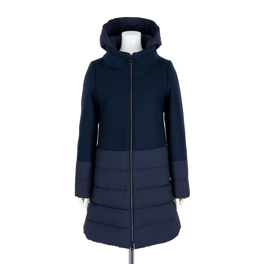 HERNO ウール切替フード付きダウン HERNO（ヘルノ） ダウン ダウンジャケット ダウンコート アウター