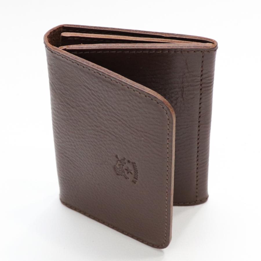 IL BISONTE（イルビゾンテ） カードケース 名刺入れ マローネ ダーク
