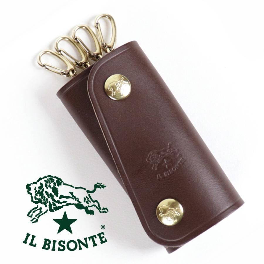 IL BISONTE イルビゾンテ キーケース 4連 ダークブラウン IL BISONTE イルビゾンテ キーケース 4連 ダークブラウン