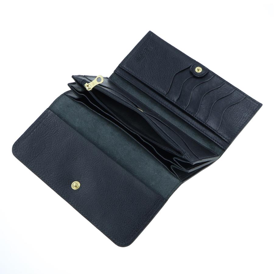 IL BISONTE（イルビゾンテ） 長財布 三つ折り財布 フラップ じゃばら