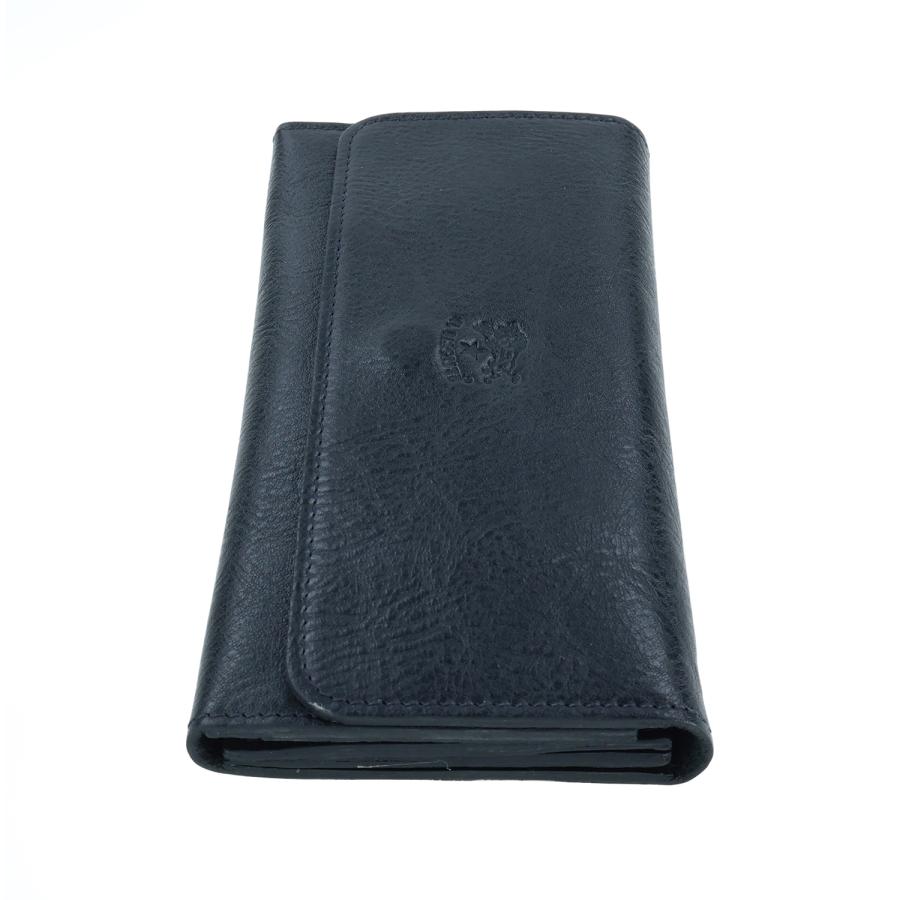 IL BISONTE（イルビゾンテ） 長財布 三つ折り財布 フラップ じゃばら
