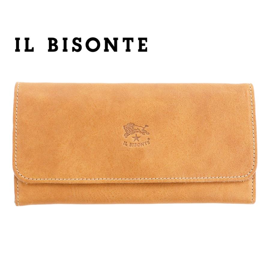 IL BISONTE イルビゾンテ 長財布 三つ折り SCW009 PO0001 NA178B IL BISONTE イルビゾンテ 長財布 三つ折り SCW009 PO0001 NA178B