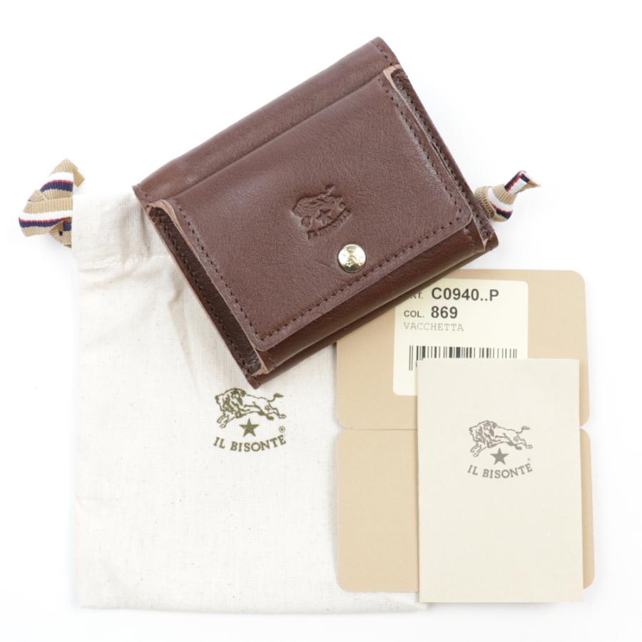 IL BISONTE イルビゾンテ 財布 三つ折り ミニ財布 コンパクト IL BISONTE イルビゾンテ 財布 三つ折り ミニ財布 コンパクト