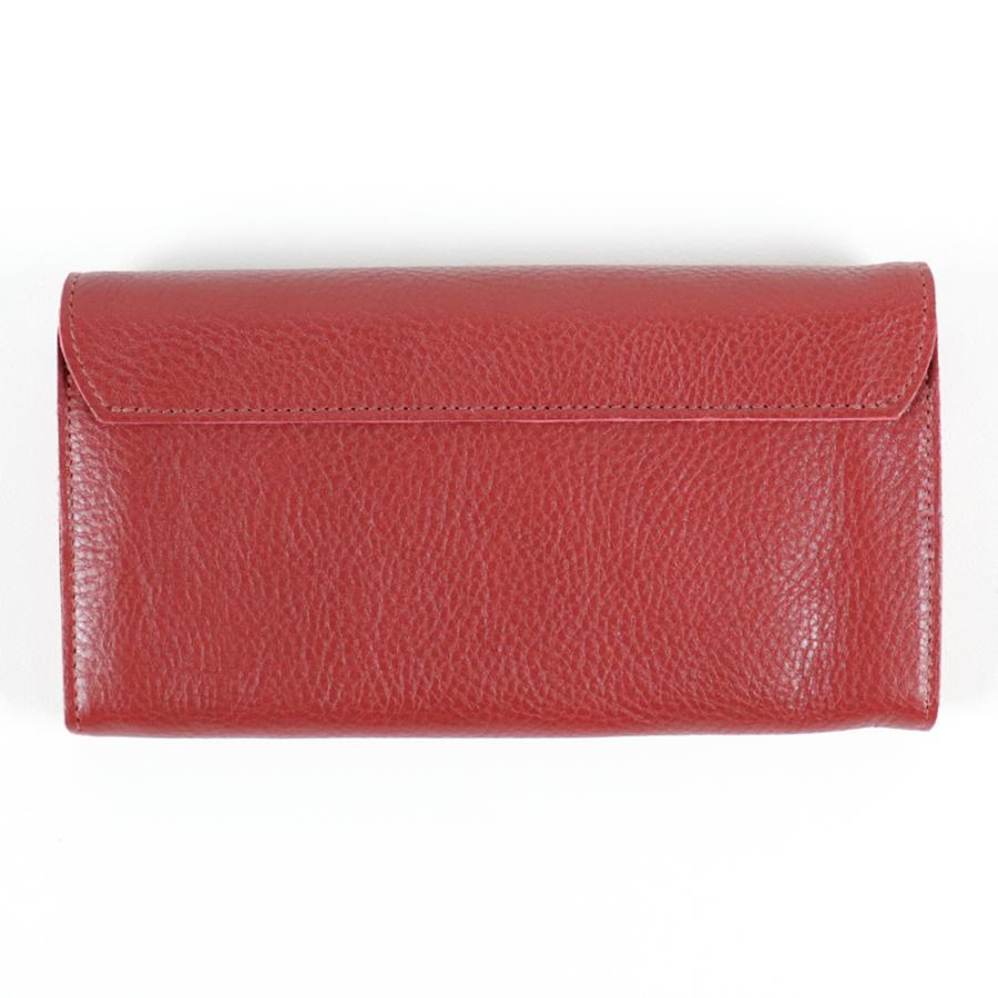 IL BISONTE（イルビゾンテ） 長財布 二つ折り レザー 本革 ルビー