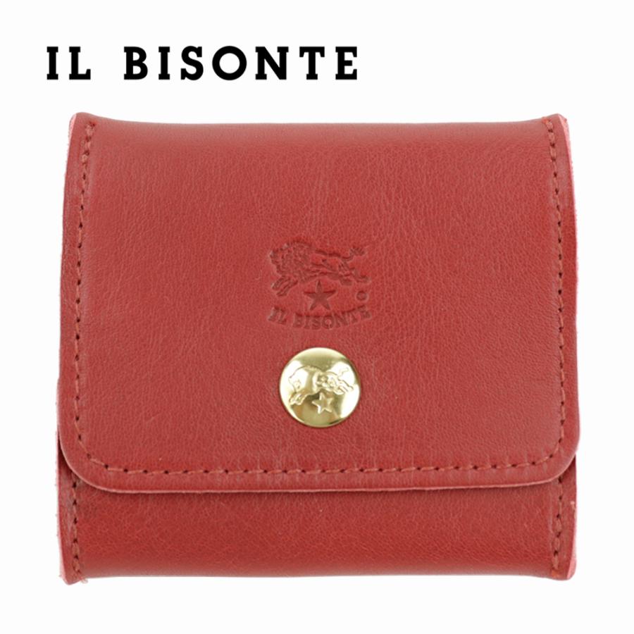 IL BISONTE イルビゾンテ コインケース 小銭入れ スクエア型 IL BISONTE イルビゾンテ コインケース 小銭入れ スクエア型