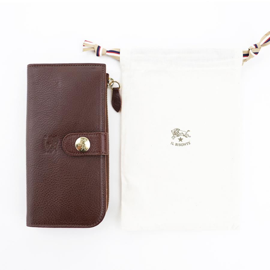 IL BISONTE イルビゾンテ 財布 二つ折り 長財布 ボタン L字 IL BISONTE イルビゾンテ 財布 二つ折り 長財布 ボタン L字
