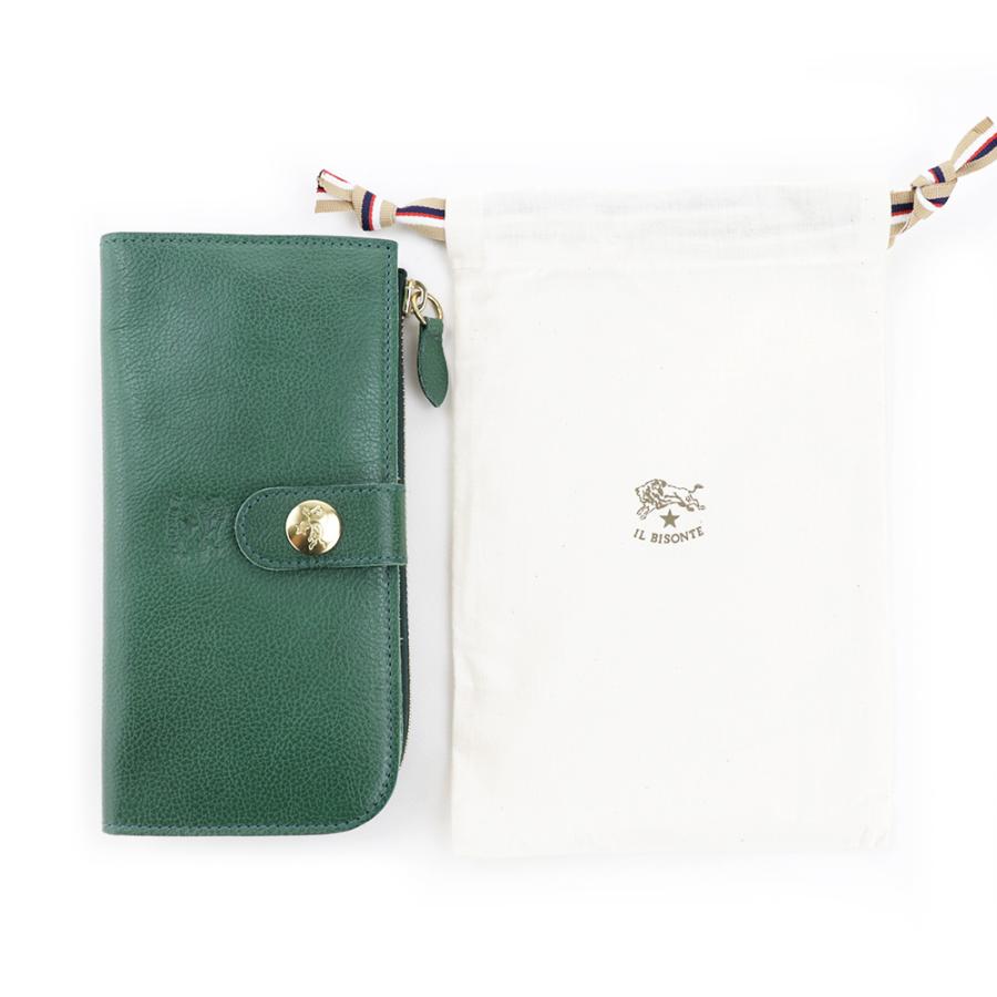 IL BISONTE イルビゾンテ 財布 二つ折り 長財布 ボタン L字 IL BISONTE イルビゾンテ 財布 二つ折り 長財布 ボタン L字