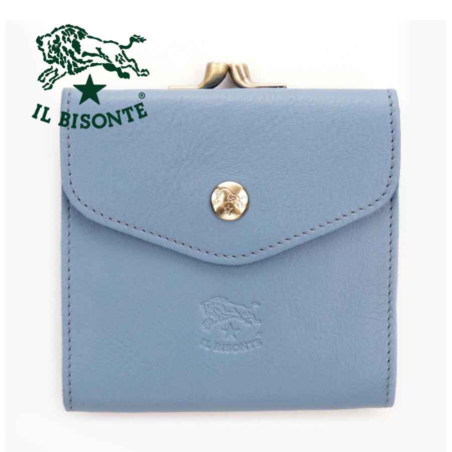 IL BISONTE イルビゾンテ 財布 二つ折り がま口 レザー 本革 IL BISONTE イルビゾンテ 財布 二つ折り がま口 レザー 本革